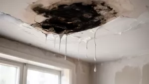 jak pomalować zalany sufit