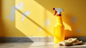 jak usunąć plamy na ścianie po zalaniu