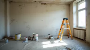 koszt malowania sufitu po zalaniu Poznań