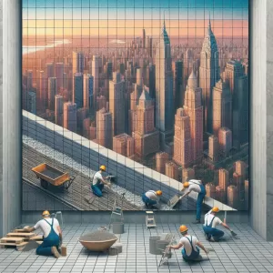 Układanie glazury stolica